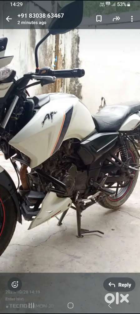 A bike is good condition