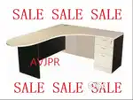 New wooden l shape office  table furniture