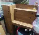 Kids study table with storage and chair