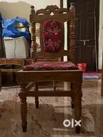 Wooden dining set with chair