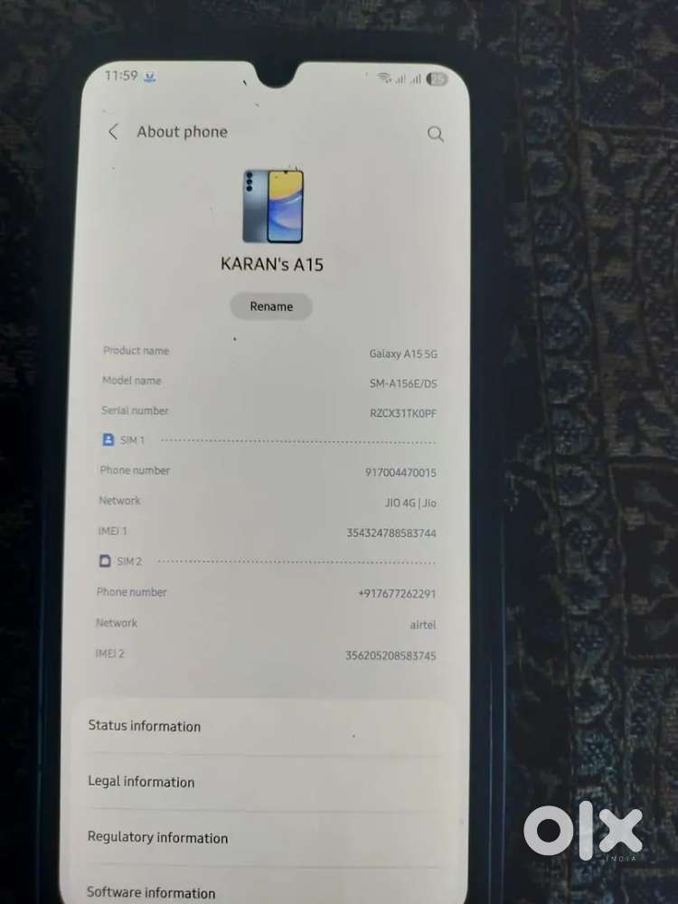 Samsung A15 5G Phone