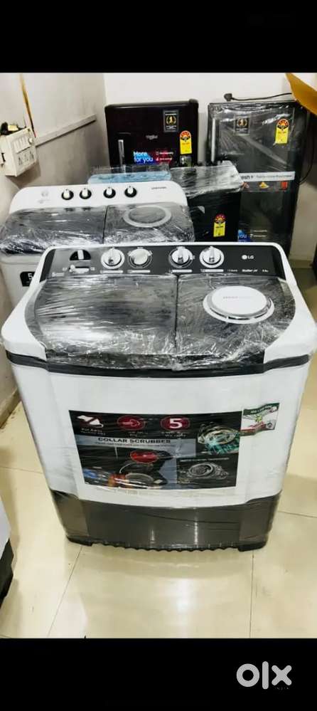 Second hand fridge and washing machine