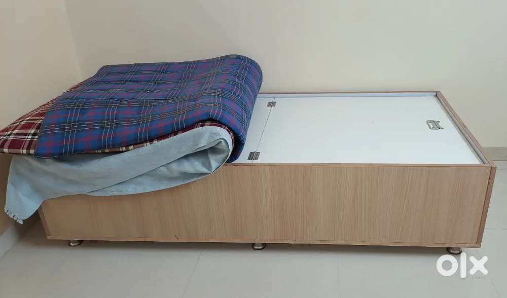 Single bed with storage