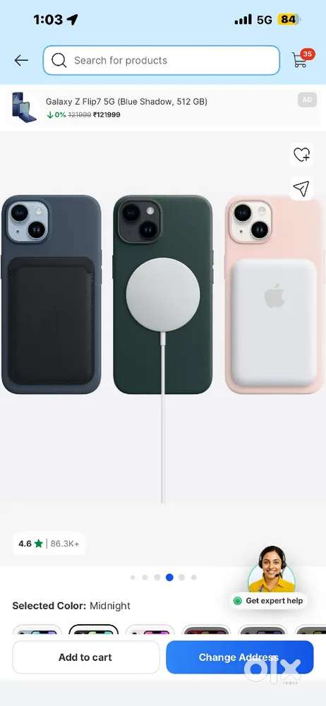 I phone 14 plus 128gb
