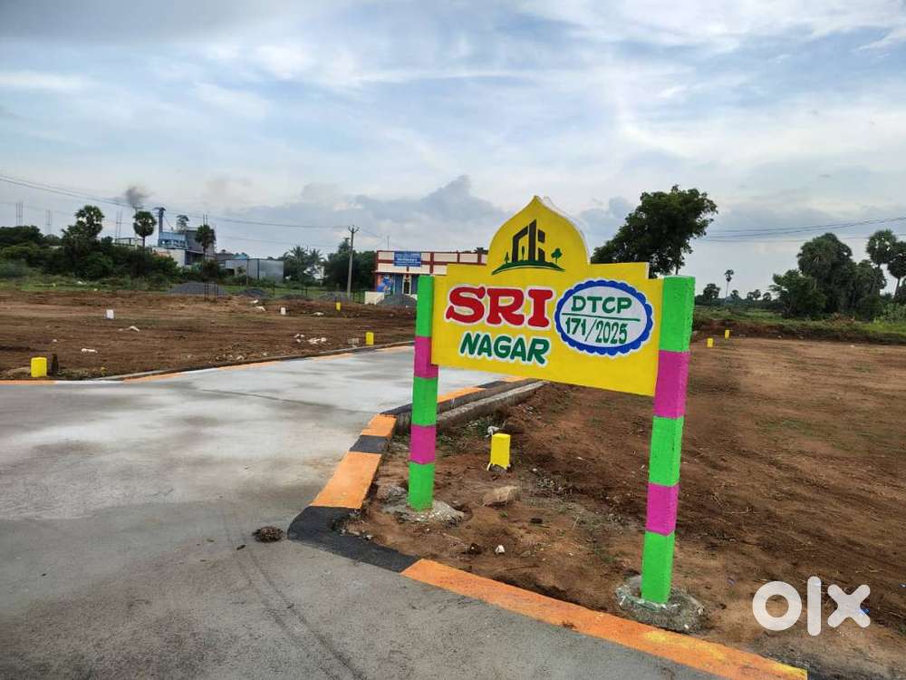 500 mtrs just NH32 KARUNGUZHI READY TO CONSTRUCTION PLOT FOR SALE BANK