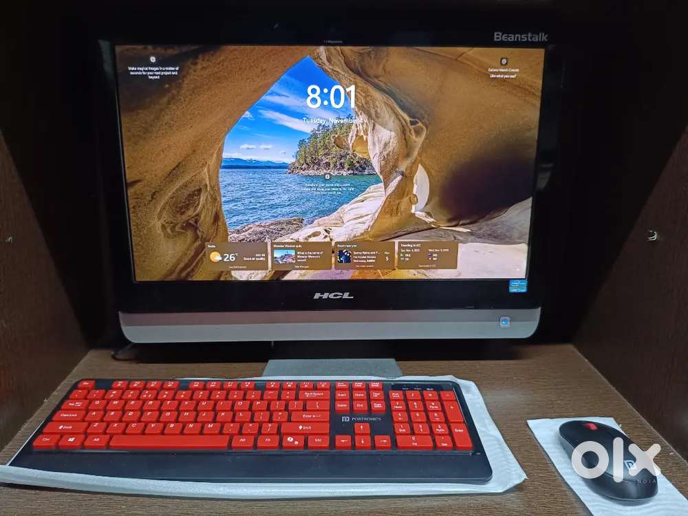 HCL ALL IN ONE PC 8 GB RAM 500 GB SSD NVME