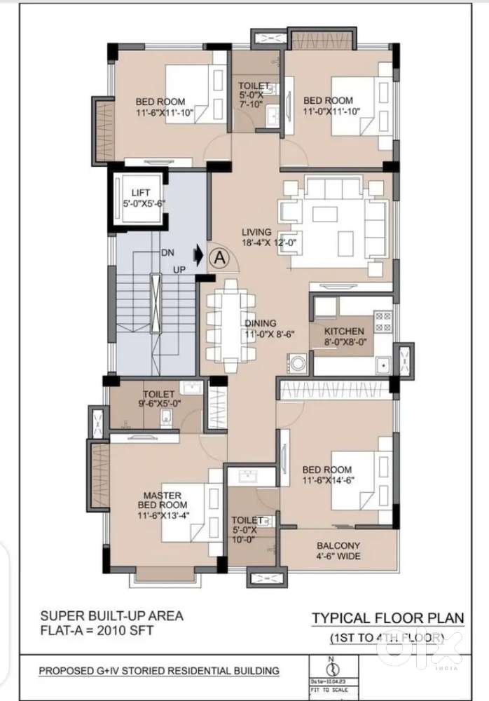 BRAND NEW G+IV ENTIRE BUILDING FOR SALE IN LAKE ROAD S.R. DAS ROAD