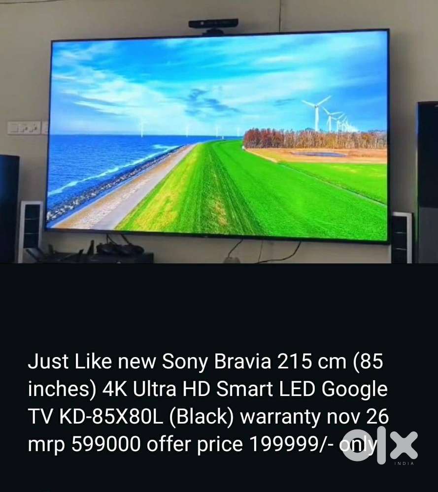 Just Like new Sony Bravia 215 cm (85 inches) 4K Ultra HD Smart LED