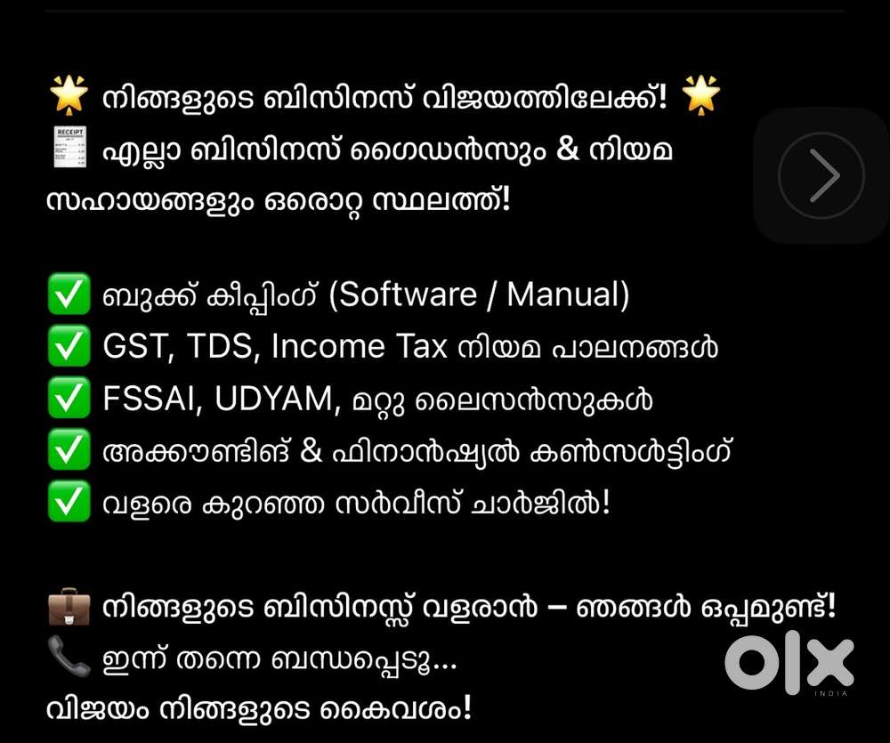 Income Tax Filing Gst Returns And Registrations