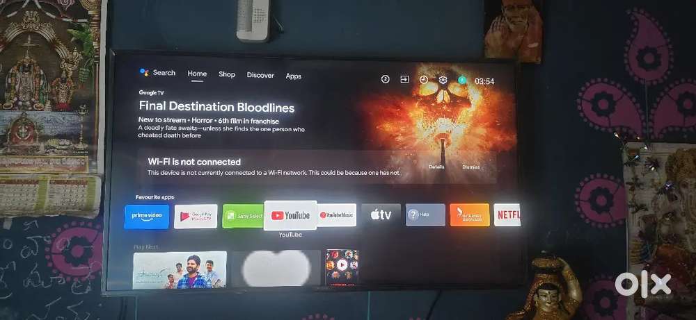 Sony braviya 55 inch  4k android tv