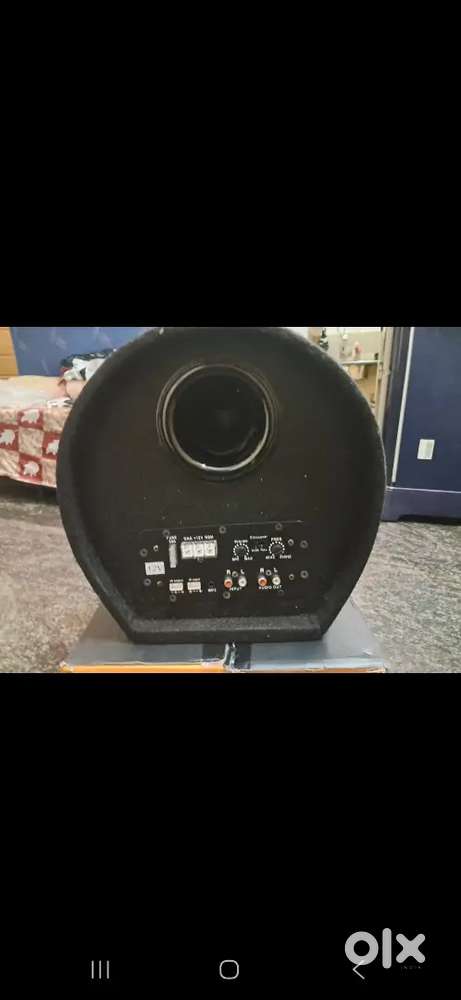 10 inch subwoofer with amplifier box piece no used item