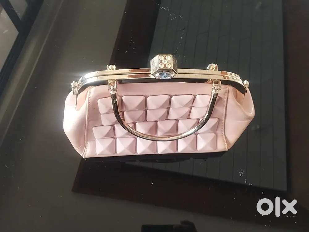 Indian trend pink colour purse