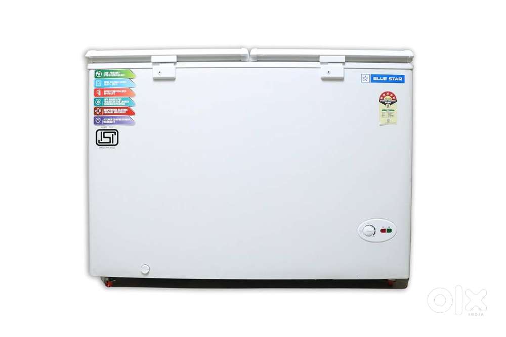 Blue Star 310 liters Double Door Deep Freezer with 5 Star