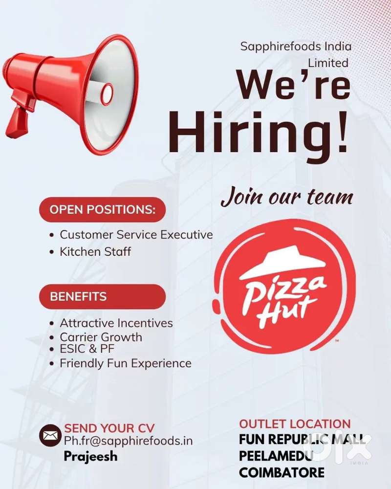 CUSTOMER SERVICE & KITCHEN STAFF