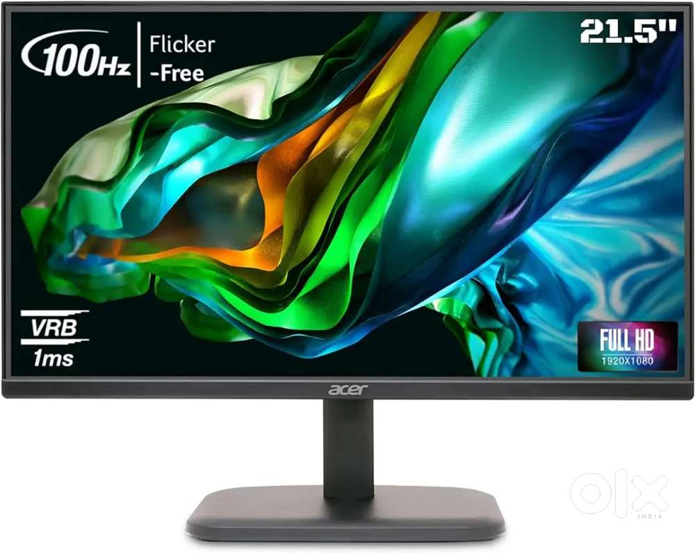 Monitor 100hz and pc case with power supply