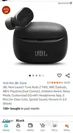 JBL New Launch Tune Buds 2 TWS, ANC Earbuds, 48Hr Playtime,Dual Conne