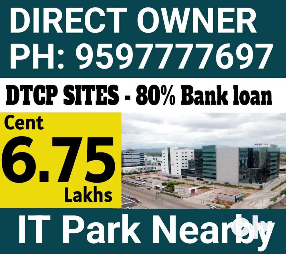 Saravanampatti  DTCP residential Land & plot sale IT park Near