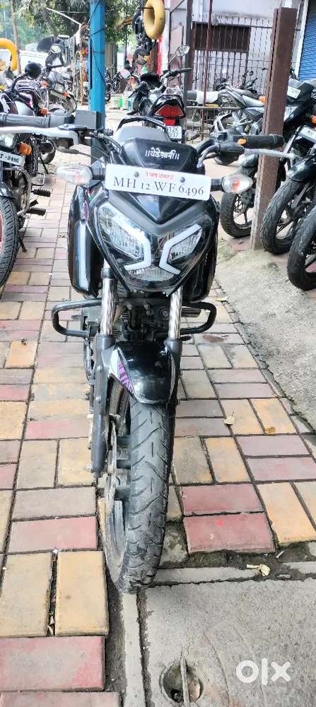A TVS Raider 125 dish brack Bike is good condition
