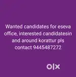 Looking candidates for eseva office