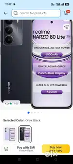 Realme Narzo 80 lite 6/128