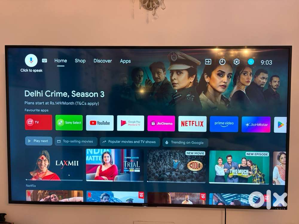 Sony 75inch led tv in excellent condition