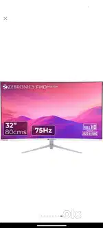 ZEBRONICS 32INCH CURVED FULL HD MONITOR