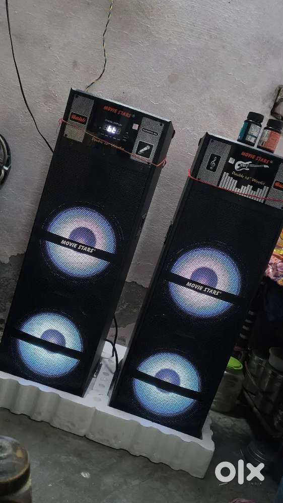 Moviestars Double 10 inch dual tower speaker
