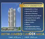 FURNISHED&AFFORDABLE 1BHK FLAT,470SQFT CARPET FOR SALE AT MIRA ROAD.