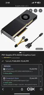 Graphic card Nvidia RTX A5000