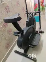 Elliptical cross-trainer or cross-fit cycle