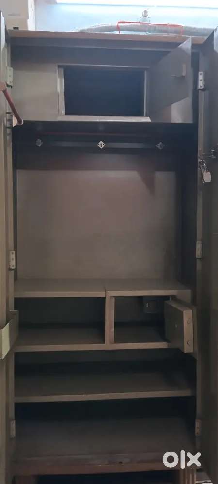 Steel almirah and Bookcase