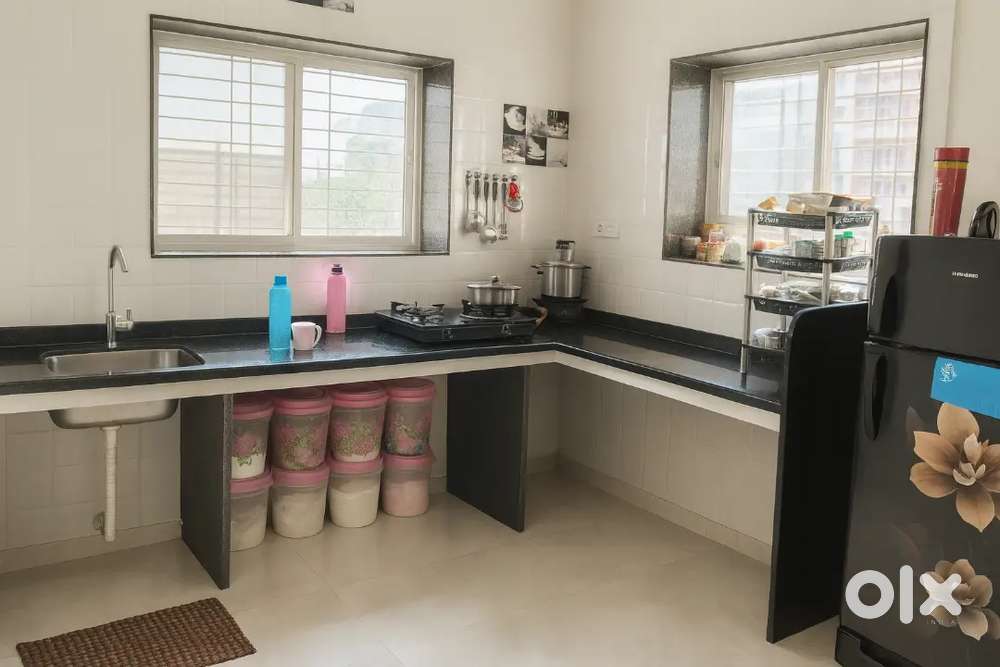 Rented 2 bhk independent row house with solar system (electric)