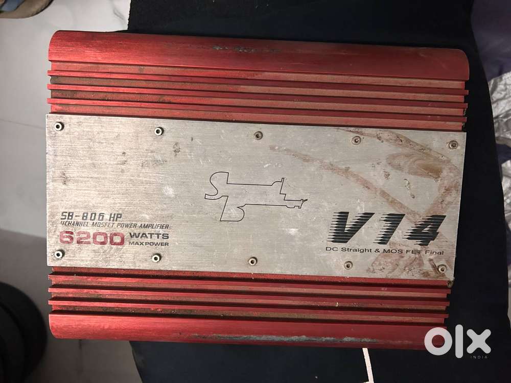 Car Woofer + Amplifier Combo – Fully Working – ₹5000