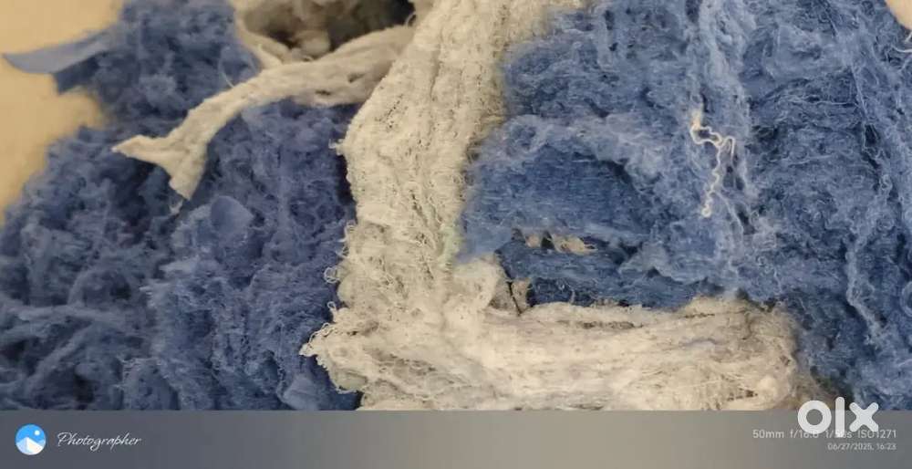 Cotton waste yarn 95/kg  multi colour