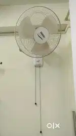 Wall fan white colour