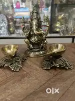 Premium Fine Brass 7 Inches Ganesha