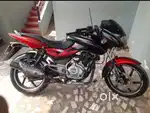 Bike condition good black and red Pulsar 150