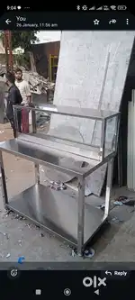 Shop counter steel
