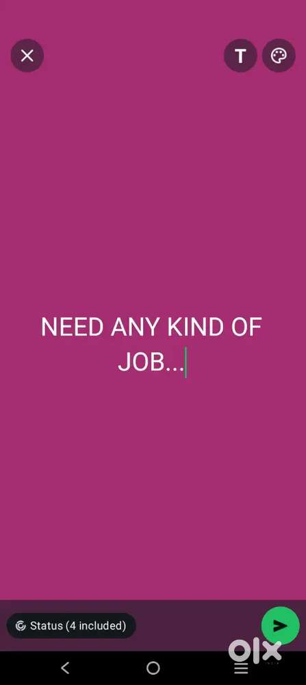 Need Any kind of Job