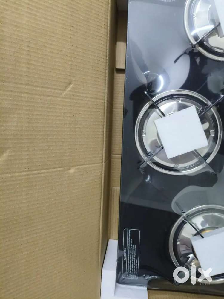 3 burner stove new one,