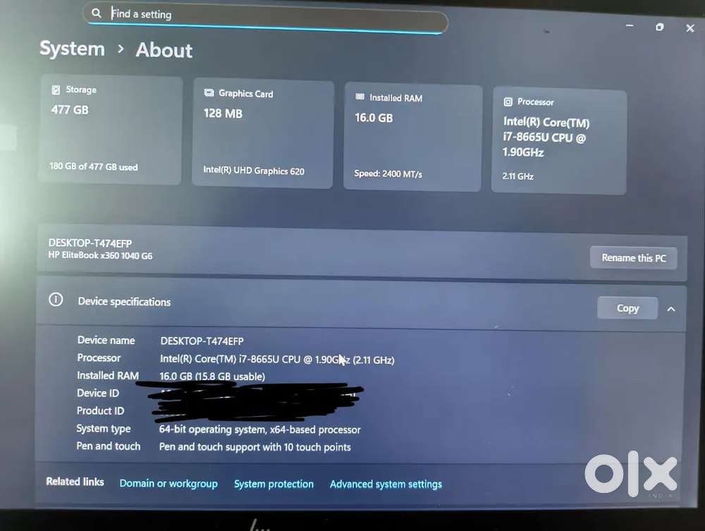 Hp Elitebook x360 1040 G6 (price negotiable)