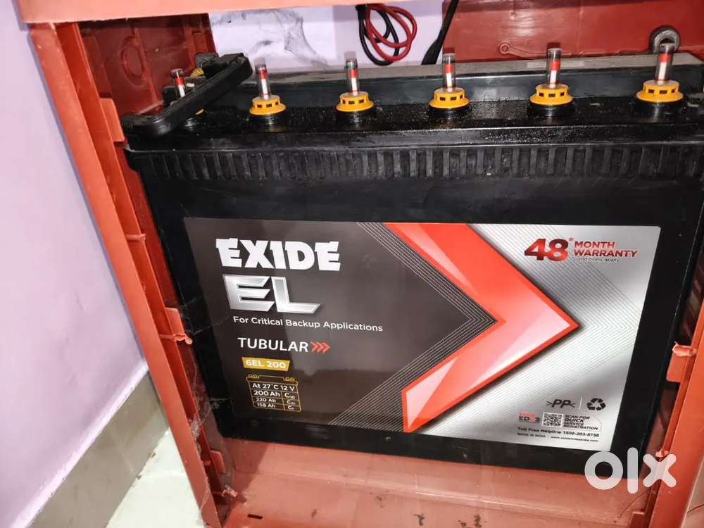 Inverter and 1 year old Inverter battery with box.