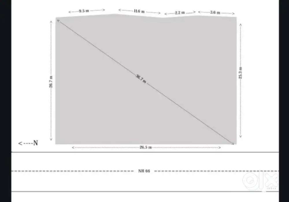 National highway frontage plot for rent / lease