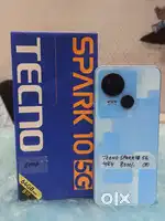 Tecno spark 10 5g 4/64GB with box &charger in good condition