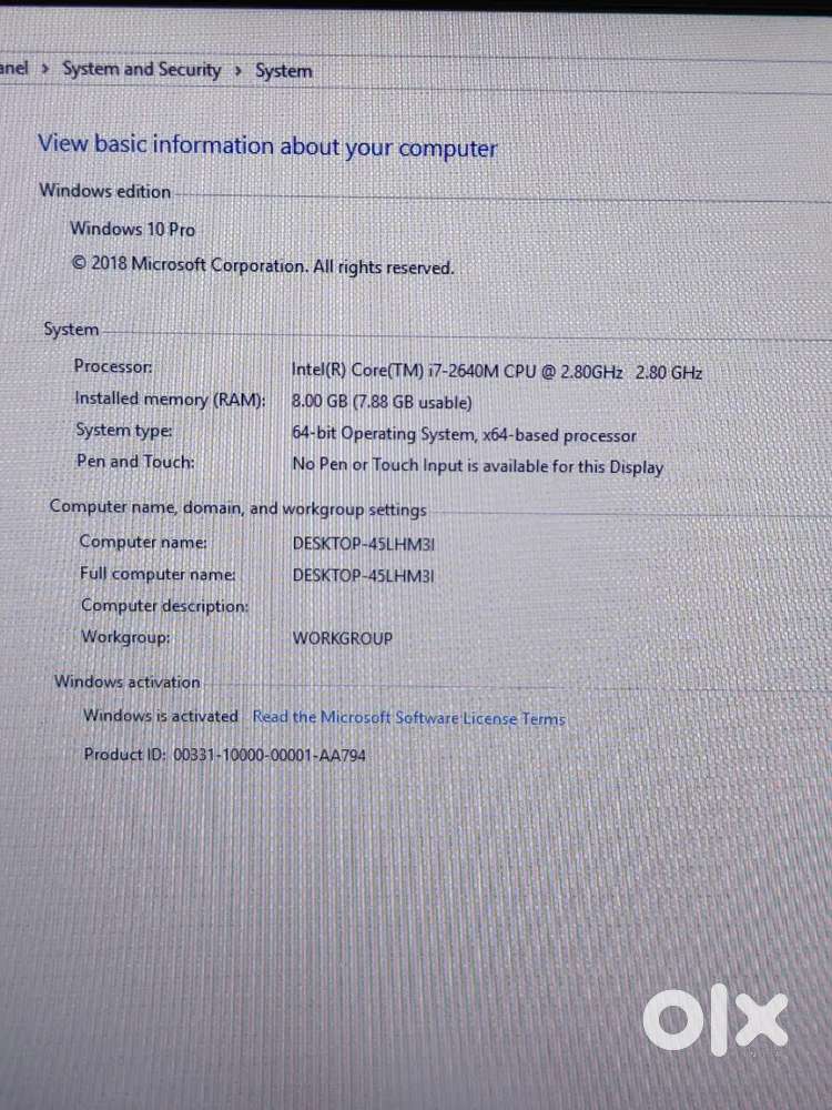 Laptop dell i7 8gb 500gb