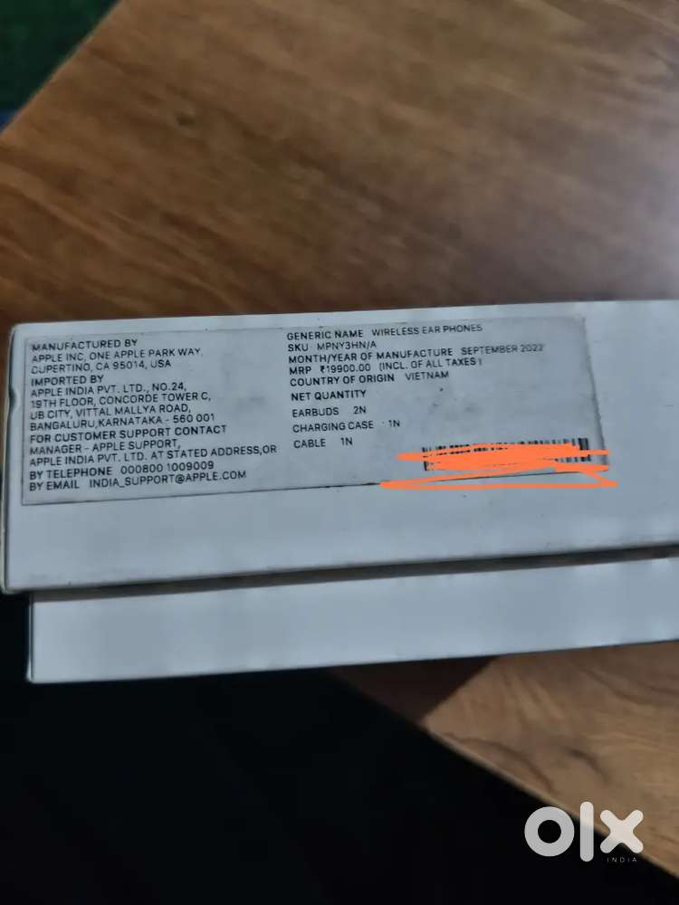 Wireless Apple airpods