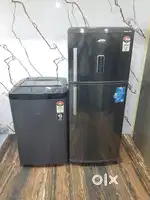 Whirlpool double door refrigerator and washing machine 2183%