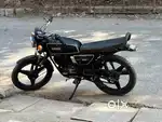 A vintage bike & modified to enhance it look