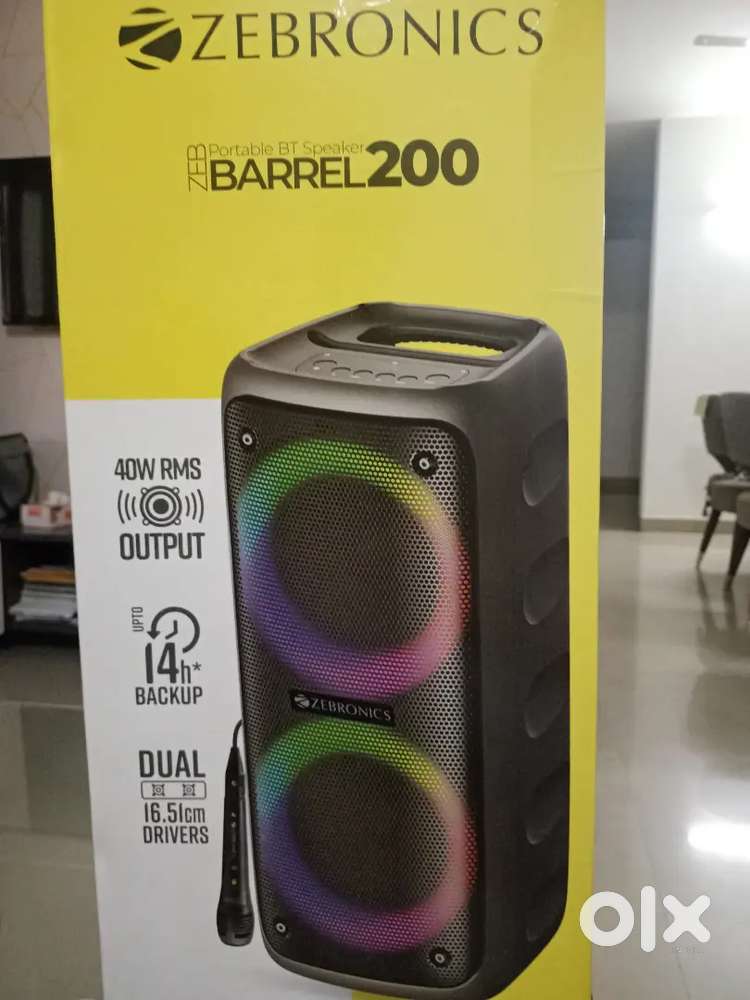 Zebronics Barrel 200 Bluetooth Portable Speaker