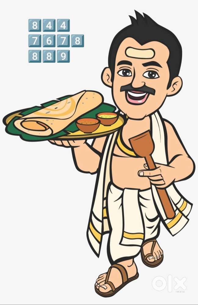 South Indian chef requirement for dosa idli uttapam